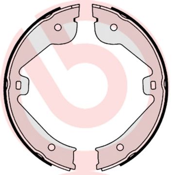 Bremsbackensatz, Feststellbremse “BREMBO 30 mm, ATE , 210 mm”
