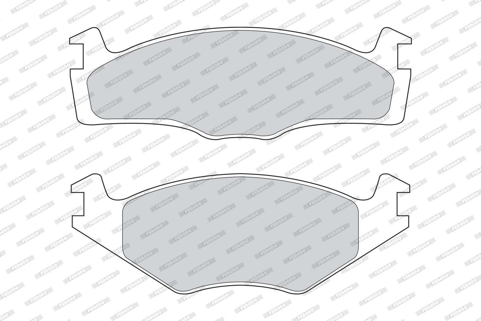 Bremsbelagsatz, Scheibenbremse