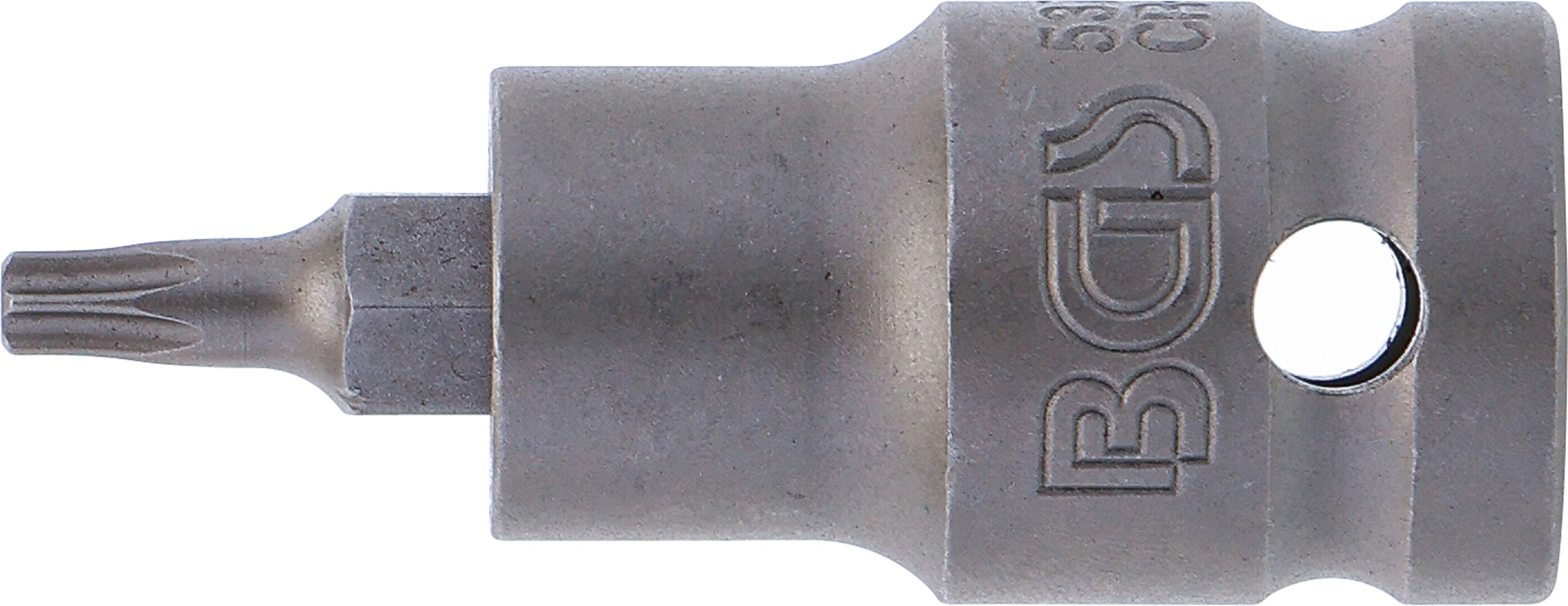 BGS Kraft-Bit-Einsatz | Länge 55 mm | Antrieb Innenvierkant 12,5 mm (1/2") | T-Profil (für Torx) T25
