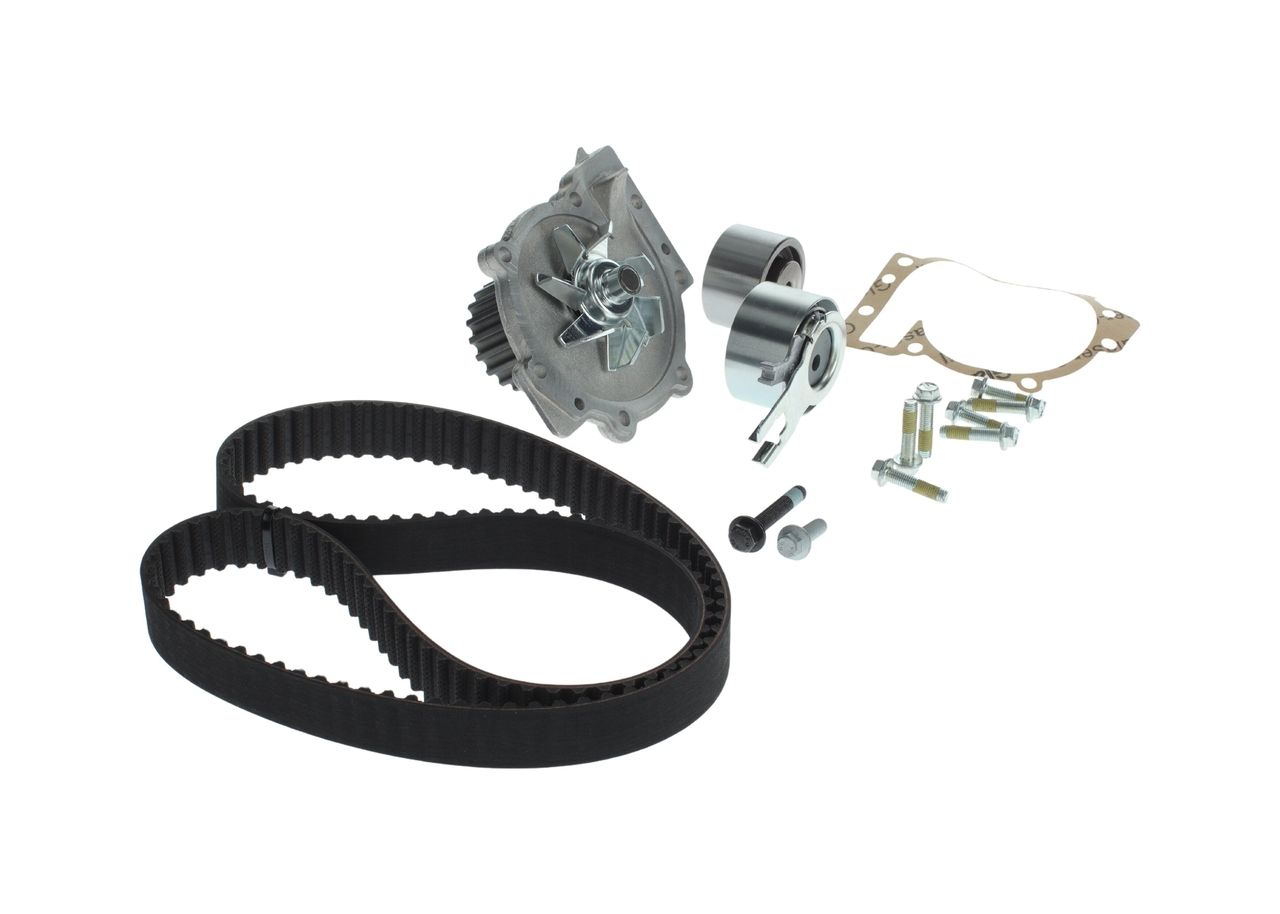 Wasserpumpe + Zahnriemensatz 1 987 945 318 “BOSCH 1.257 mm, 28 mm”