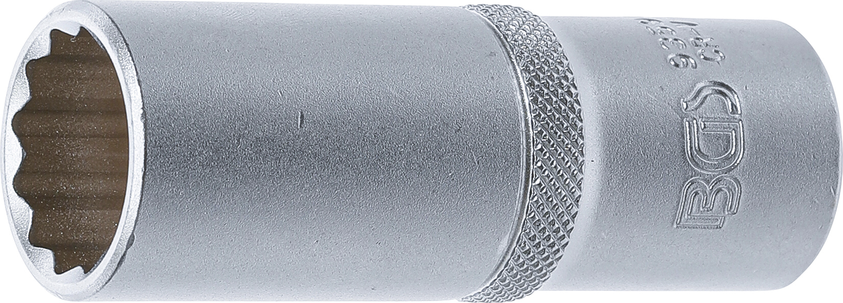 BGS Steckschlüssel-Einsatz Zwölfkant, tief | Antrieb Innenvierkant 12,5 mm (1/2") | SW 20 mm