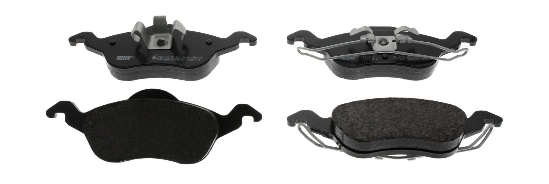 Bremsbelagsatz, Scheibenbremse