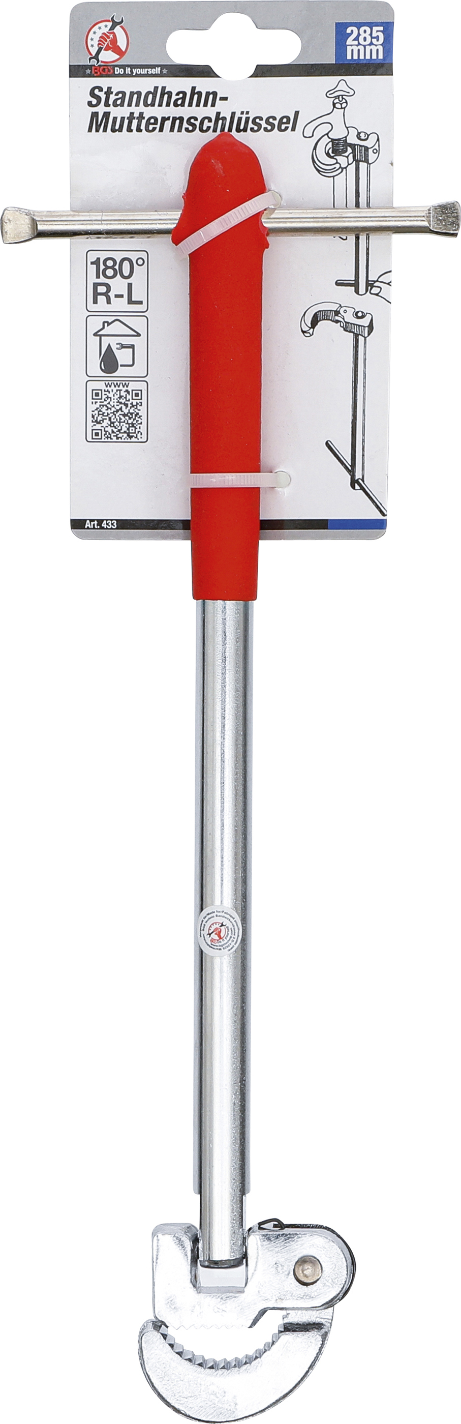 BGS Standhahn-Mutternschlüssel | 180°