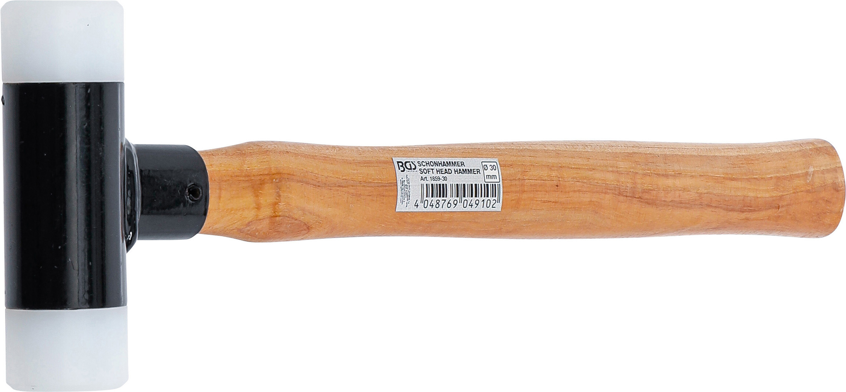 BGS Schonhammer | Hickory-Stiel | rückschlagfrei | Ø 30 mm | 300 g
