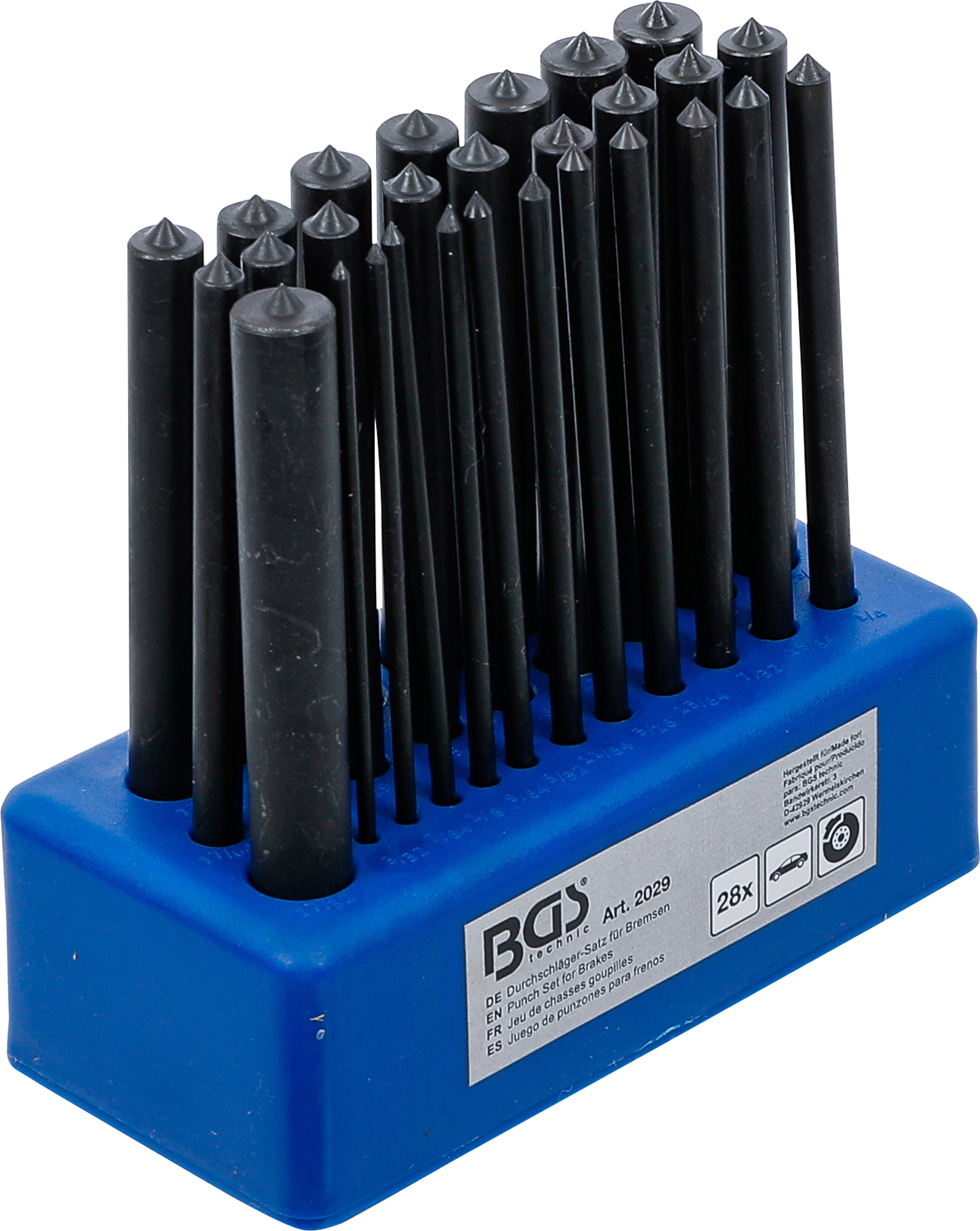 BGS Durchschläger-Satz für Bremsen | 28-tlg.