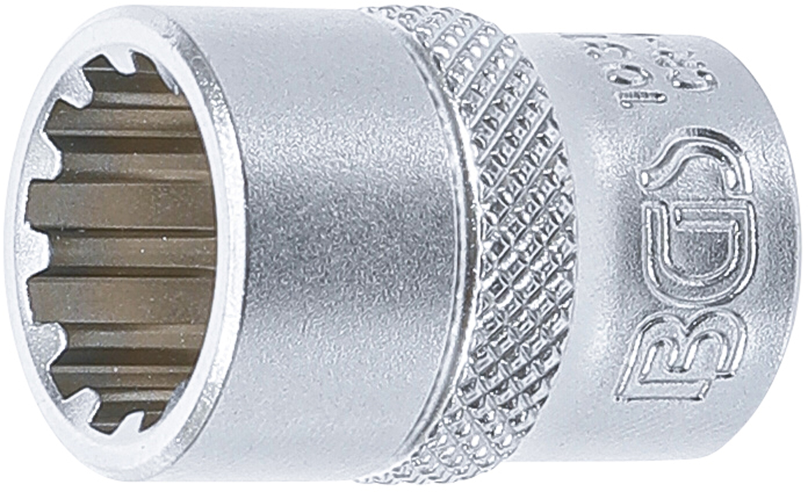 BGS Steckschlüssel-Einsatz Gear Lock | Antrieb Innenvierkant 10 mm (3/8") | SW 13 mm
