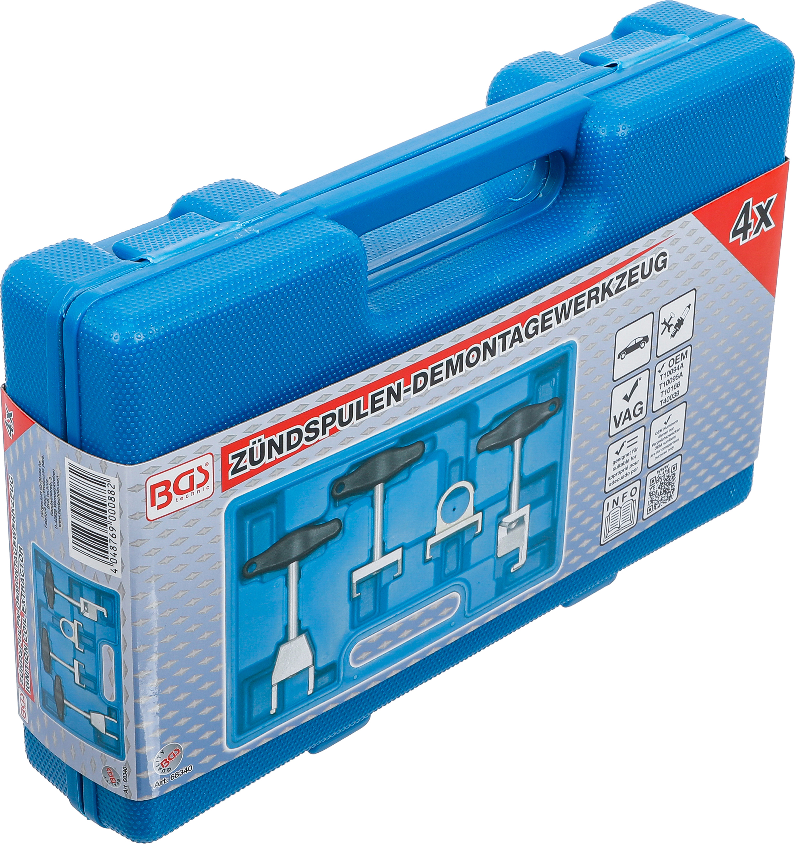 BGS Zündspulen-Demontagewerkzeug-Satz | für VAG | 4-tlg.