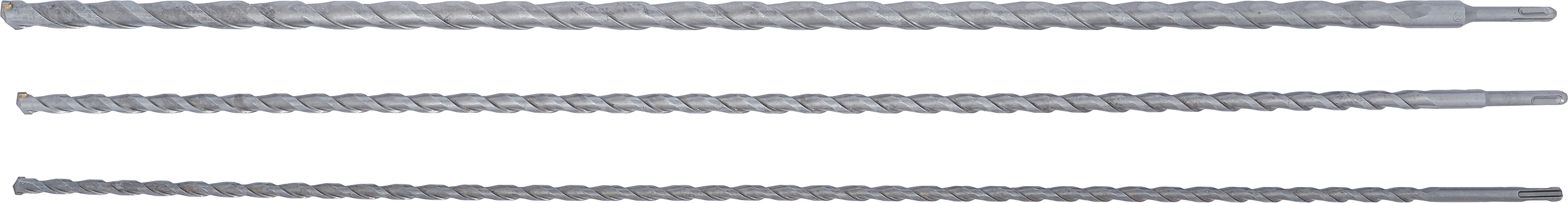 BGS Mauer-Durchbruch-Bohrer-Satz | SDS-Schaft | 12 / 16 / 24 mm | 3-tlg.