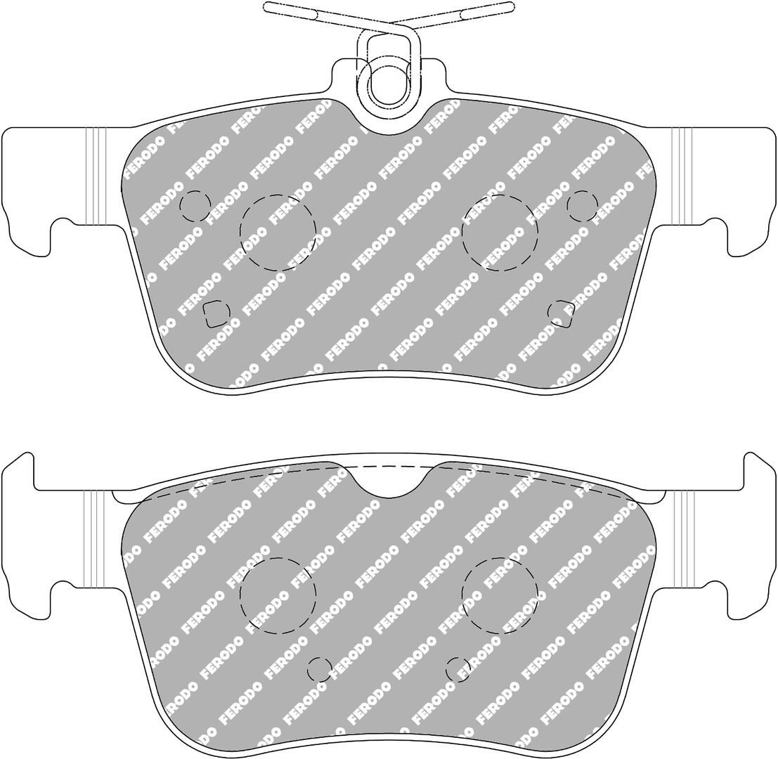 Bremsbelagsatz, Scheibenbremse