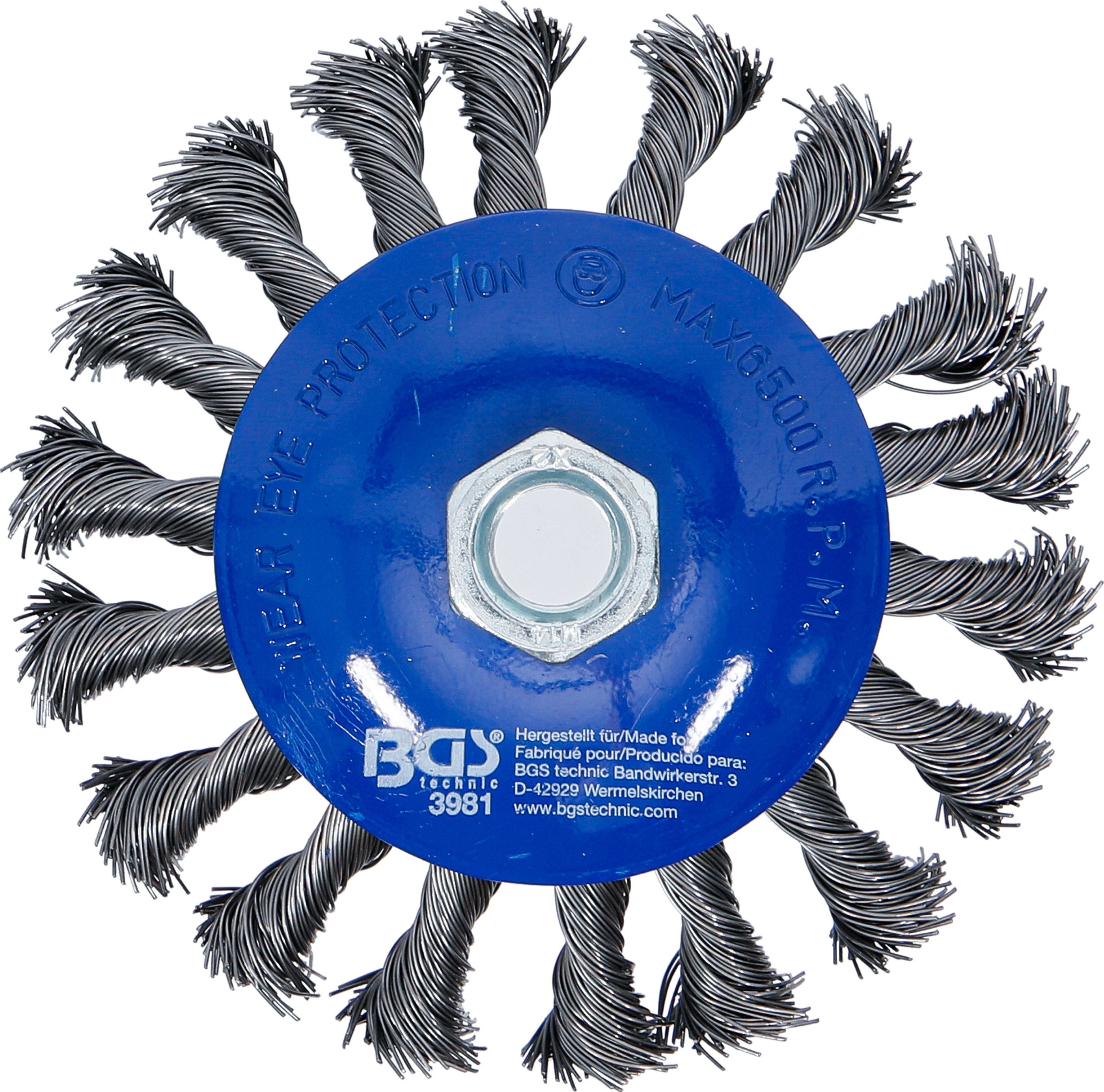 BGS Scheibenbürste | Aufnahme M14 x 2,0 | Ø 115 mm