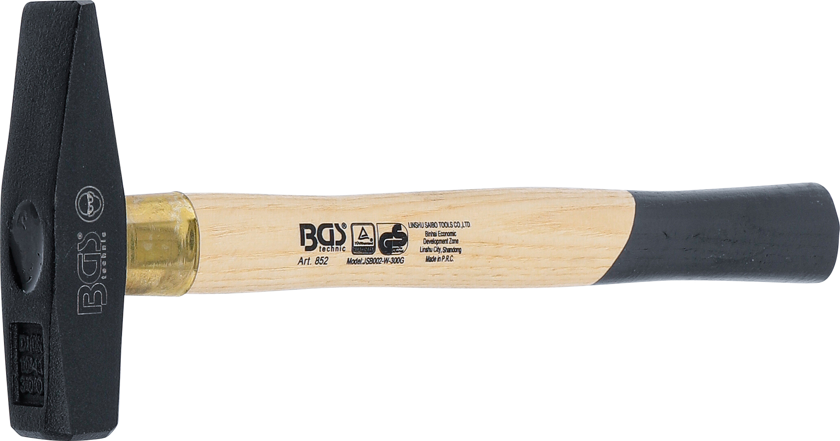 BGS Schlosserhammer | Holz-Stiel | DIN 1041 | 300 g