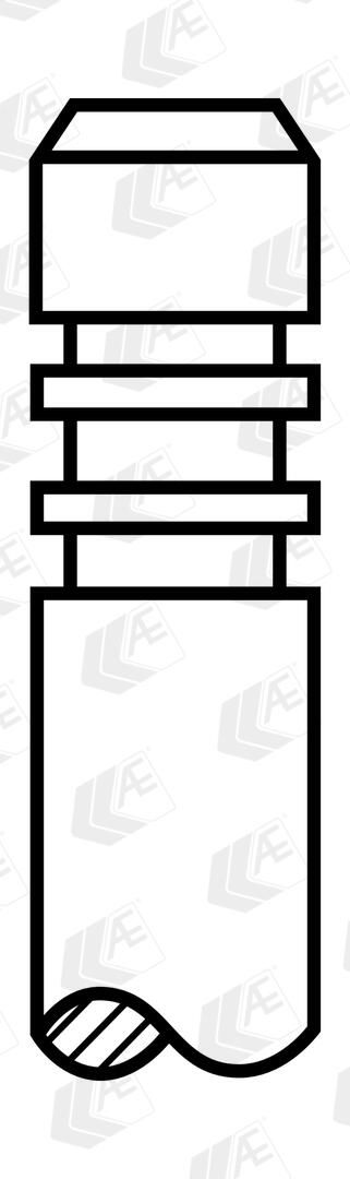 Auslassventil “AE Ventilschaftende gehärtet , 103,8 mm, 5,97 mm”