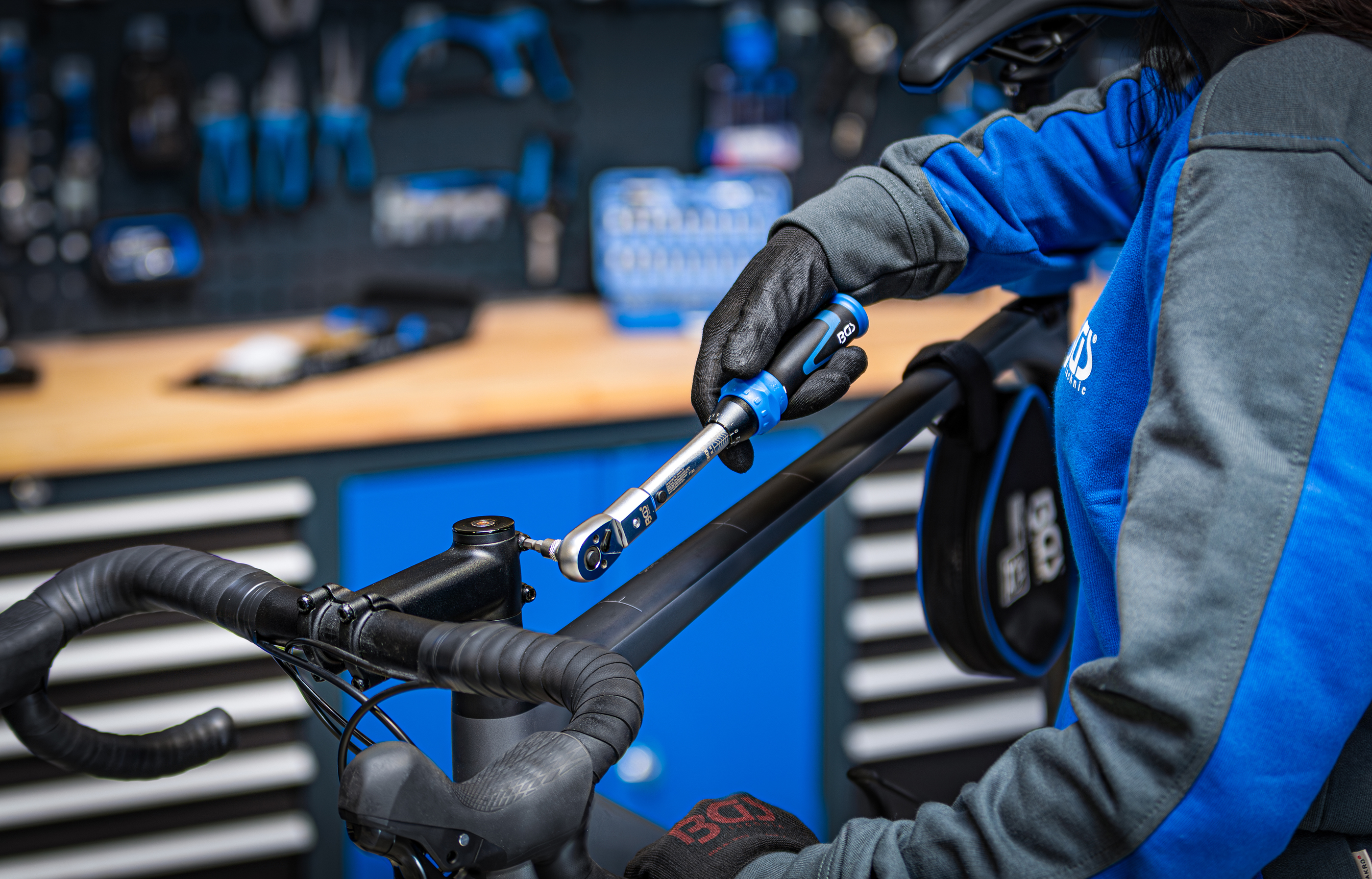 BGS Drehmomentschlüssel-Satz | für 9 x 12 mm Einsteckwerkzeuge | 6 - 30 Nm | 10-tlg.