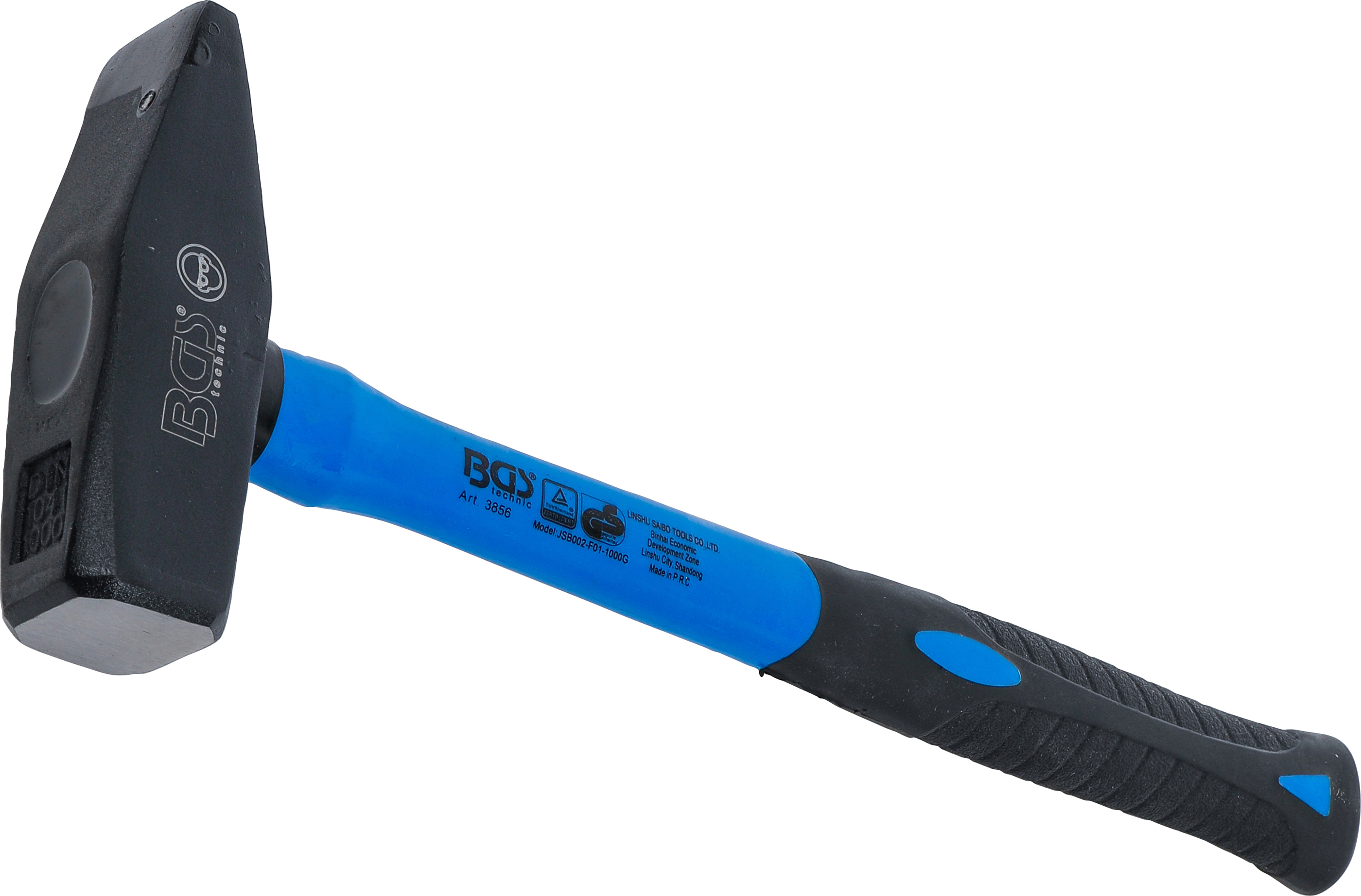 BGS Schlosserhammer | Fiberglasstiel | DIN 1041 | 1000 g