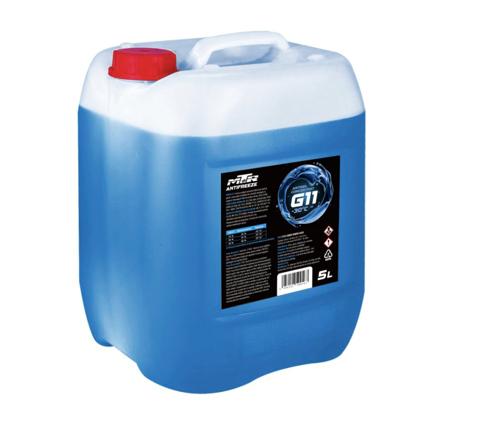 MTR Kühlerfrostschutz Antifreeze Coolant G11 Blau Konzentrat 5 Liter