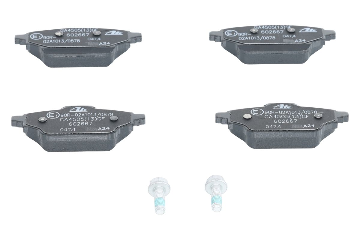 Bremsbelagsatz, Scheibenbremse