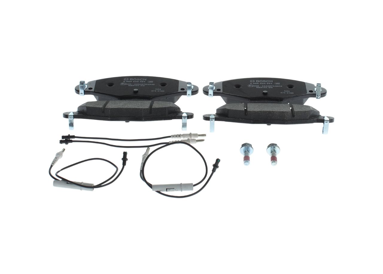 Bremsbelagsatz, Scheibenbremse