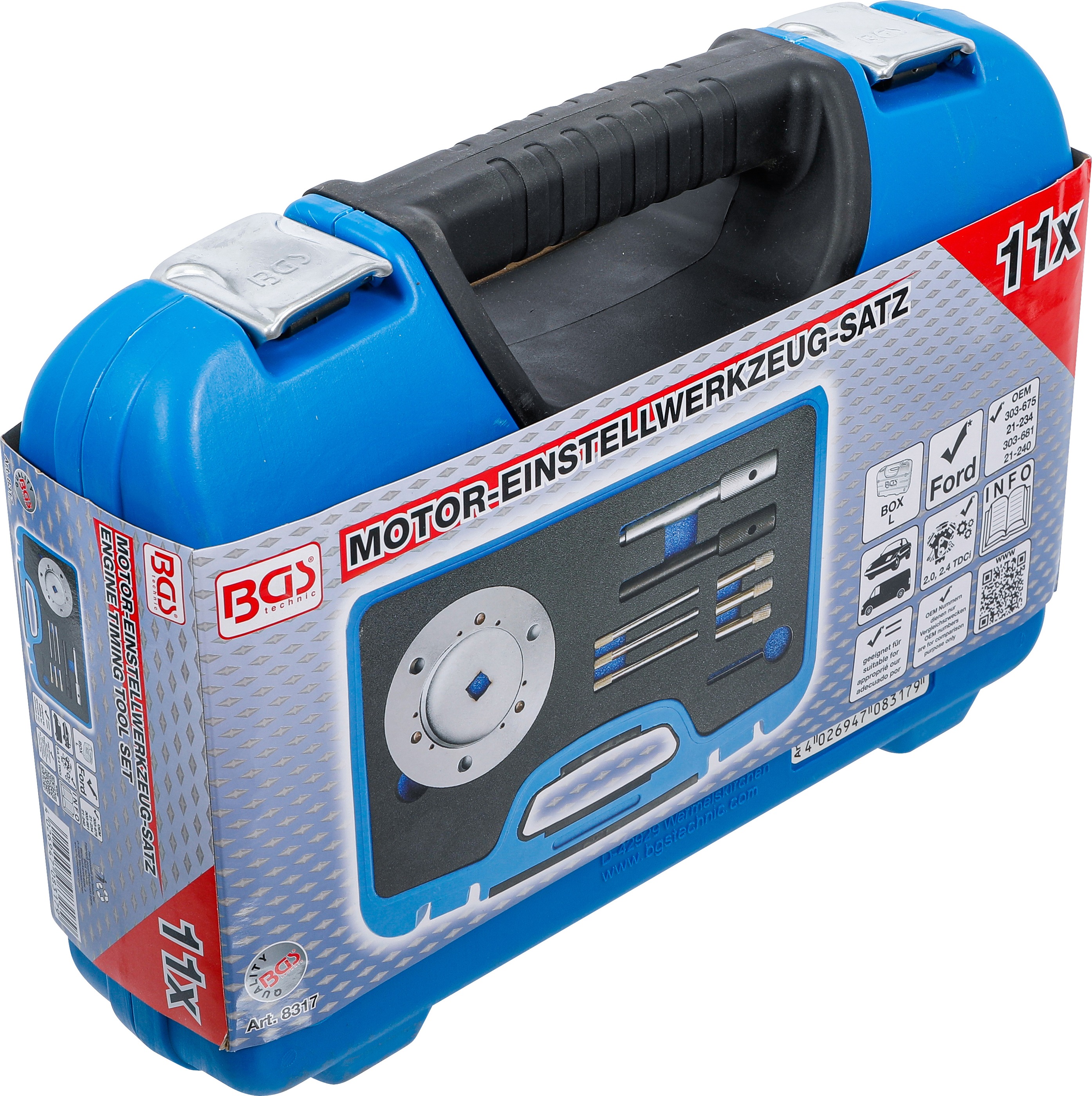 BGS Motor-Einstellwerkzeug-Satz | für Ford 2.0, 2.4 TDCi | TDDi