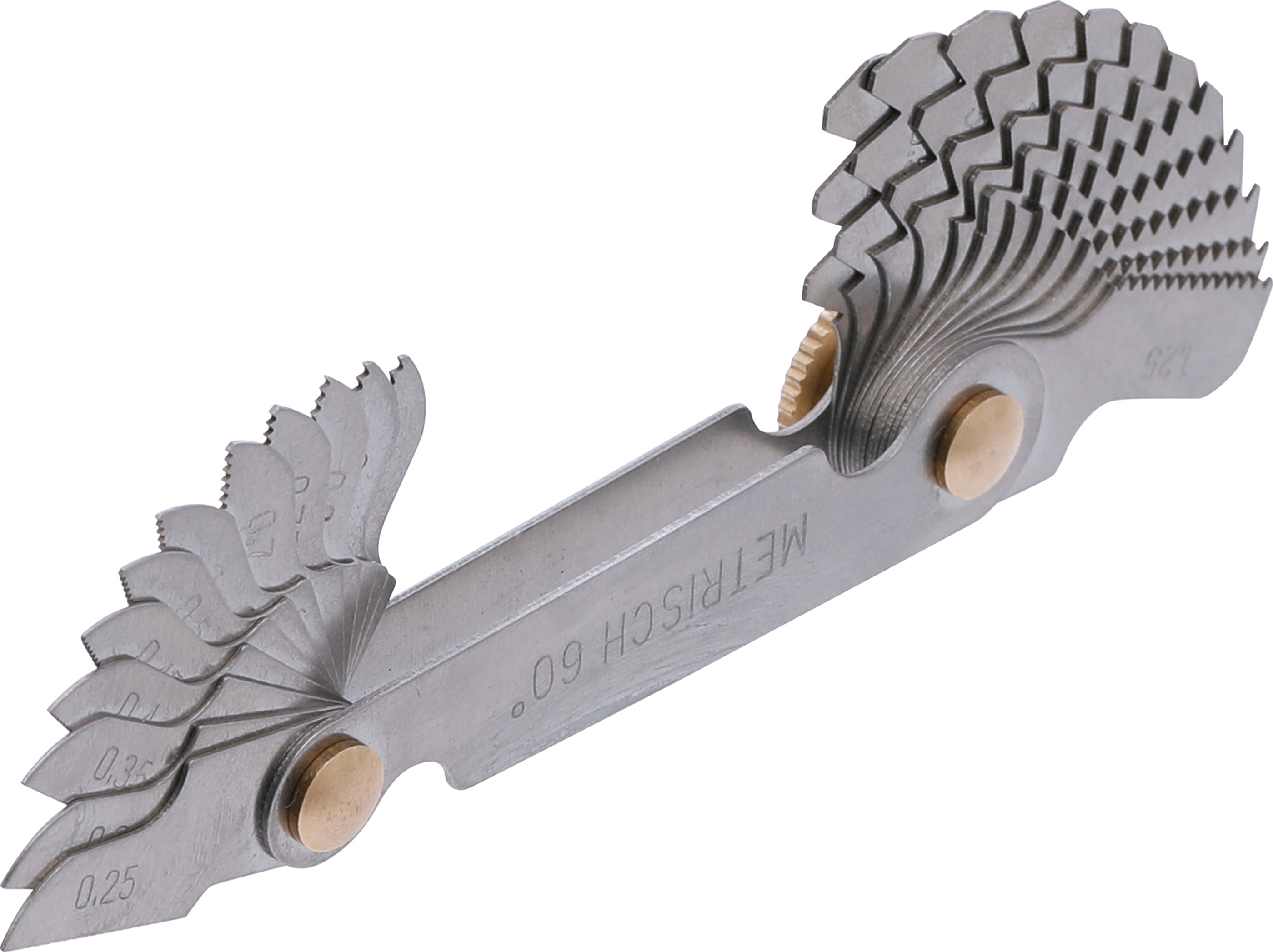 BGS Gewindeschablone | 24 Blatt | metrisch 0,25 - 6,00 mm