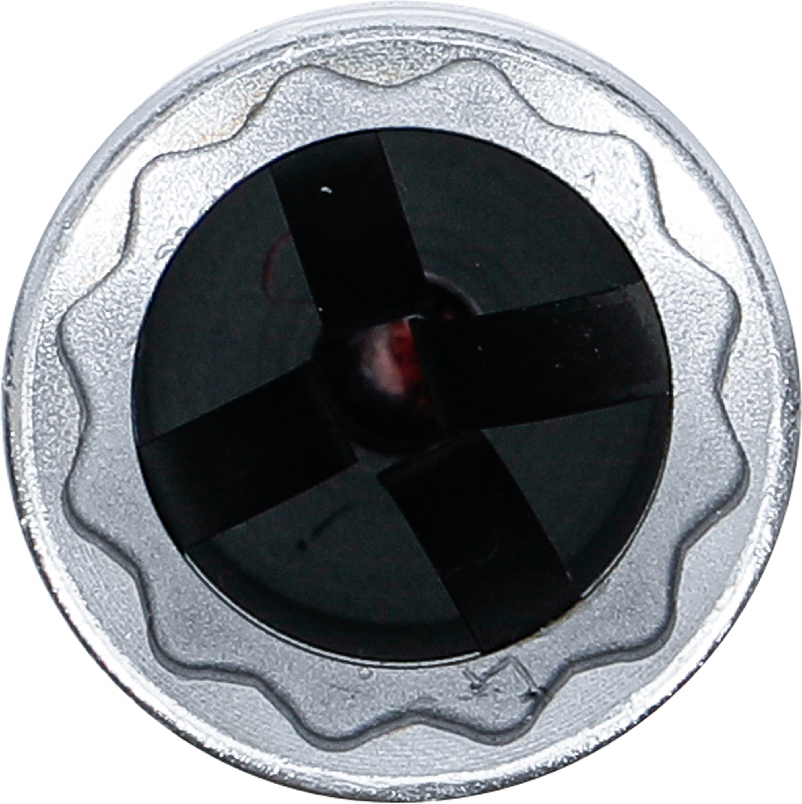 BGS Zündkerzen-Gelenkeinsatz Zwölfkant mit Haltefeder | Antrieb Innenvierkant 10 mm (3/8") | SW 21 mm