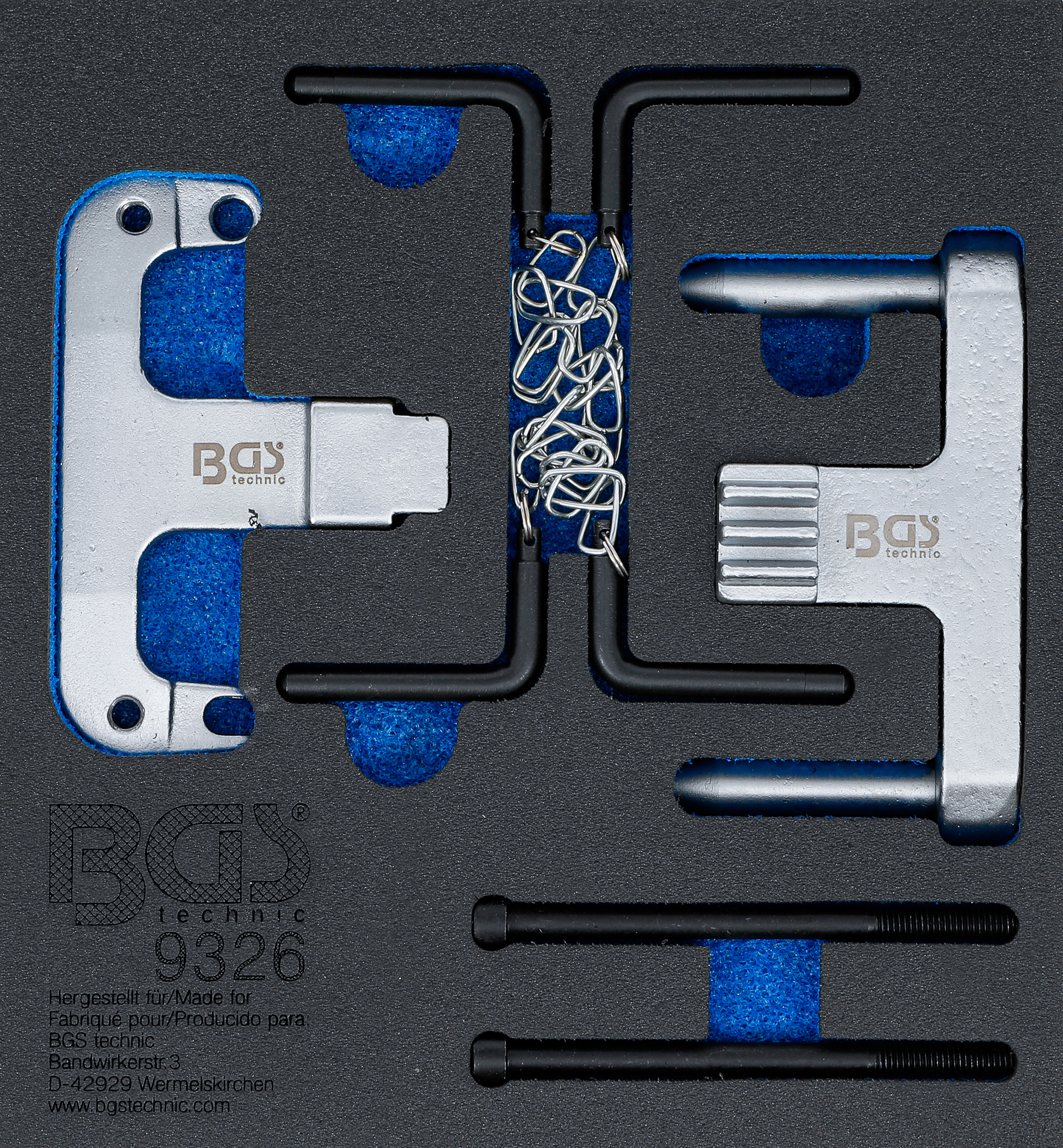 BGS Werkstattwageneinlage 1/6: Motor-Einstellwerkzeug-Satz | für Mercedes-Benz / Chrysler