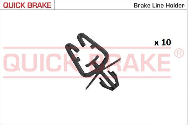 Halter, Bremsleitung “QUICK BRAKE 8 mm, 5/16" Zoll”