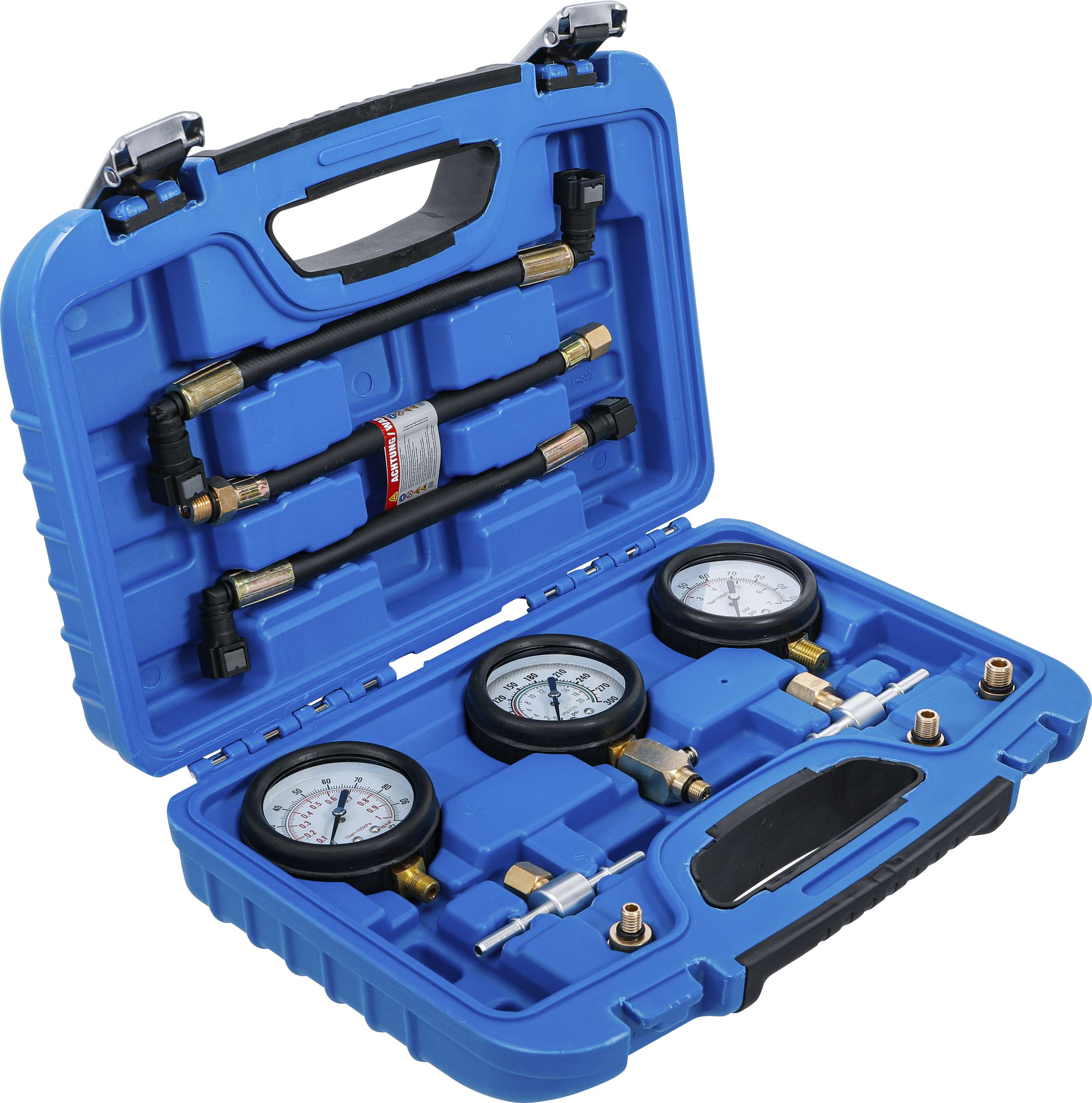 BGS Kraftstoff- und Kompressionsdruckprüfgeräte-Satz | für Motorräder | 11-tlg.