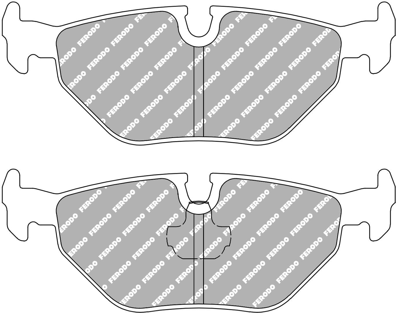 Bremsbelagsatz, Scheibenbremse