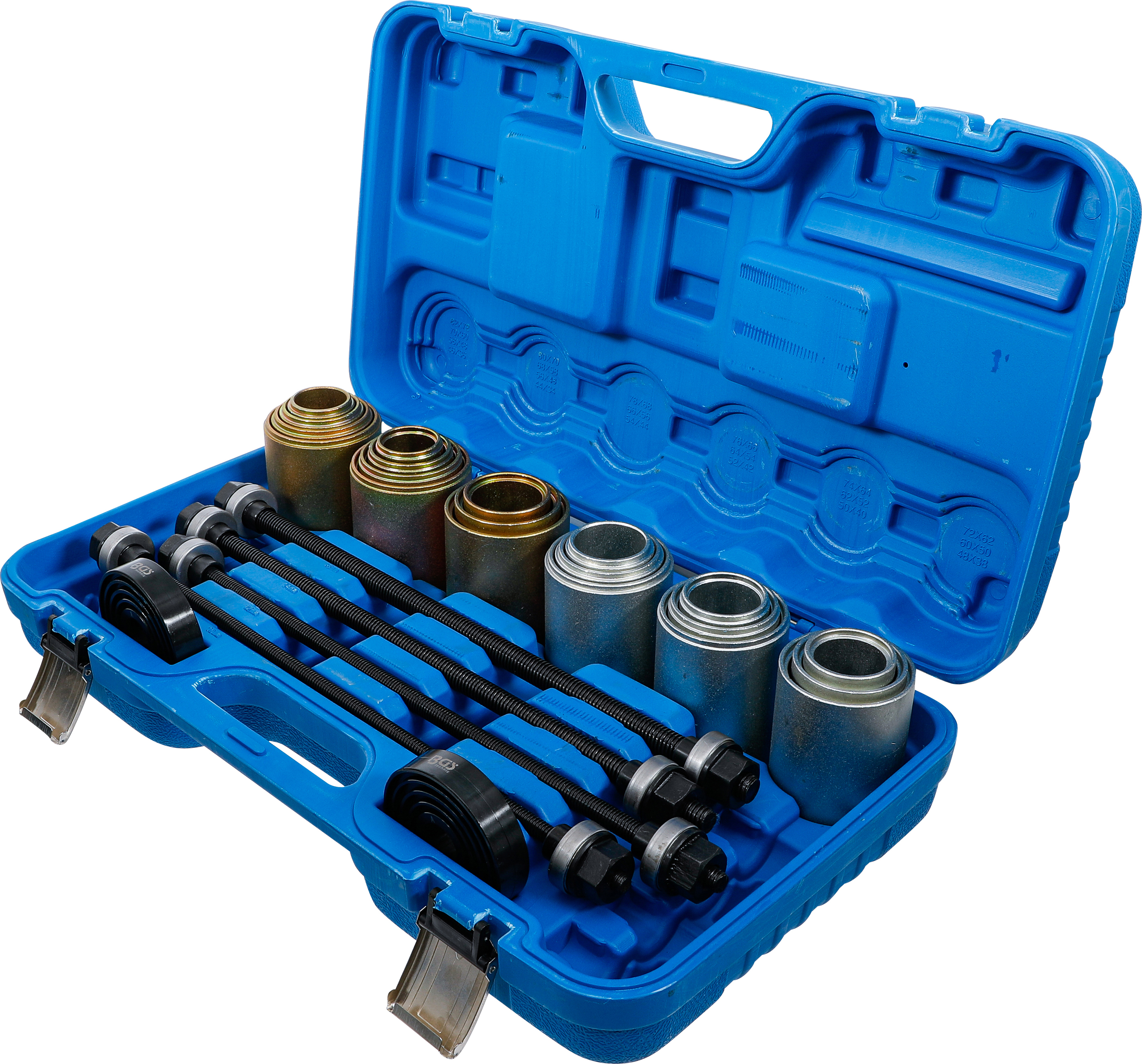 BGS Zug- und Druckhülsen-Satz | mit 4 Spindeln | 26-tlg.