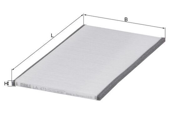 Filter, Innenraumluft “KNECHT Partikelfilter , 273 mm, 197 mm”