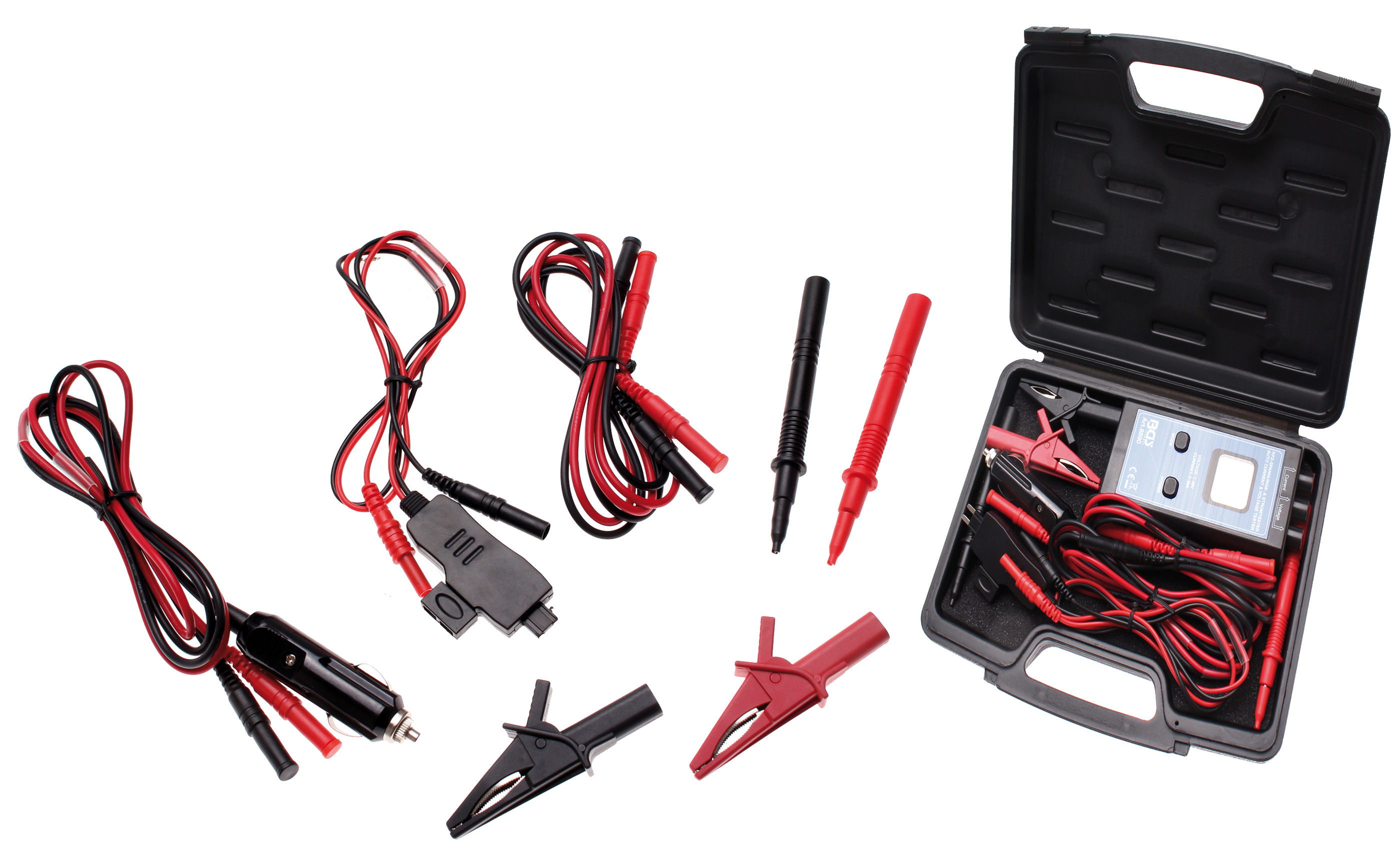 BGS Kfz-Spannungs und Stromprüfer | 1 - 48 V