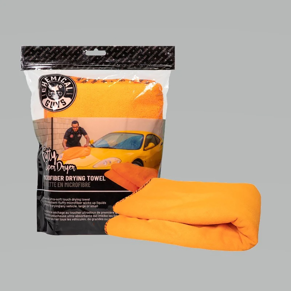 Chemical Guys Fatty Super Dryer Microfiber Drying Towel Orange