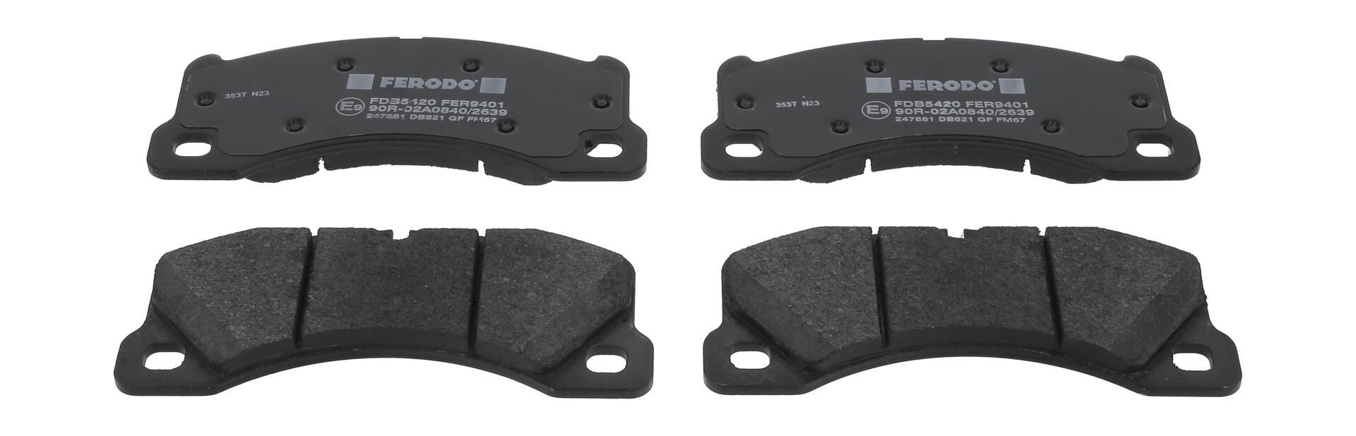 Bremsbelagsatz, Scheibenbremse