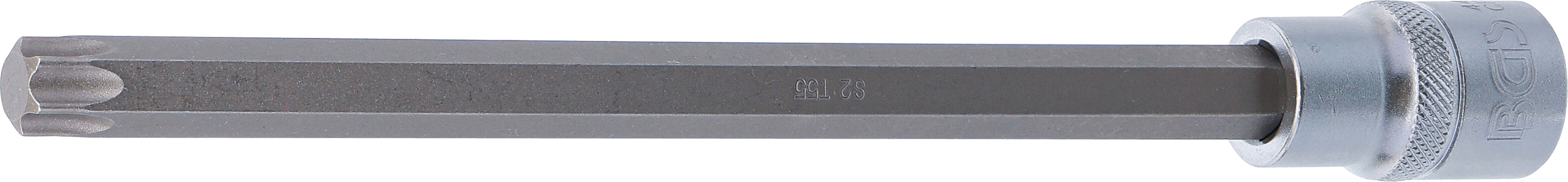 BGS Bit-Einsatz | Länge 200 mm | Antrieb Innenvierkant 12,5 mm (1/2") | T-Profil (für Torx) T55