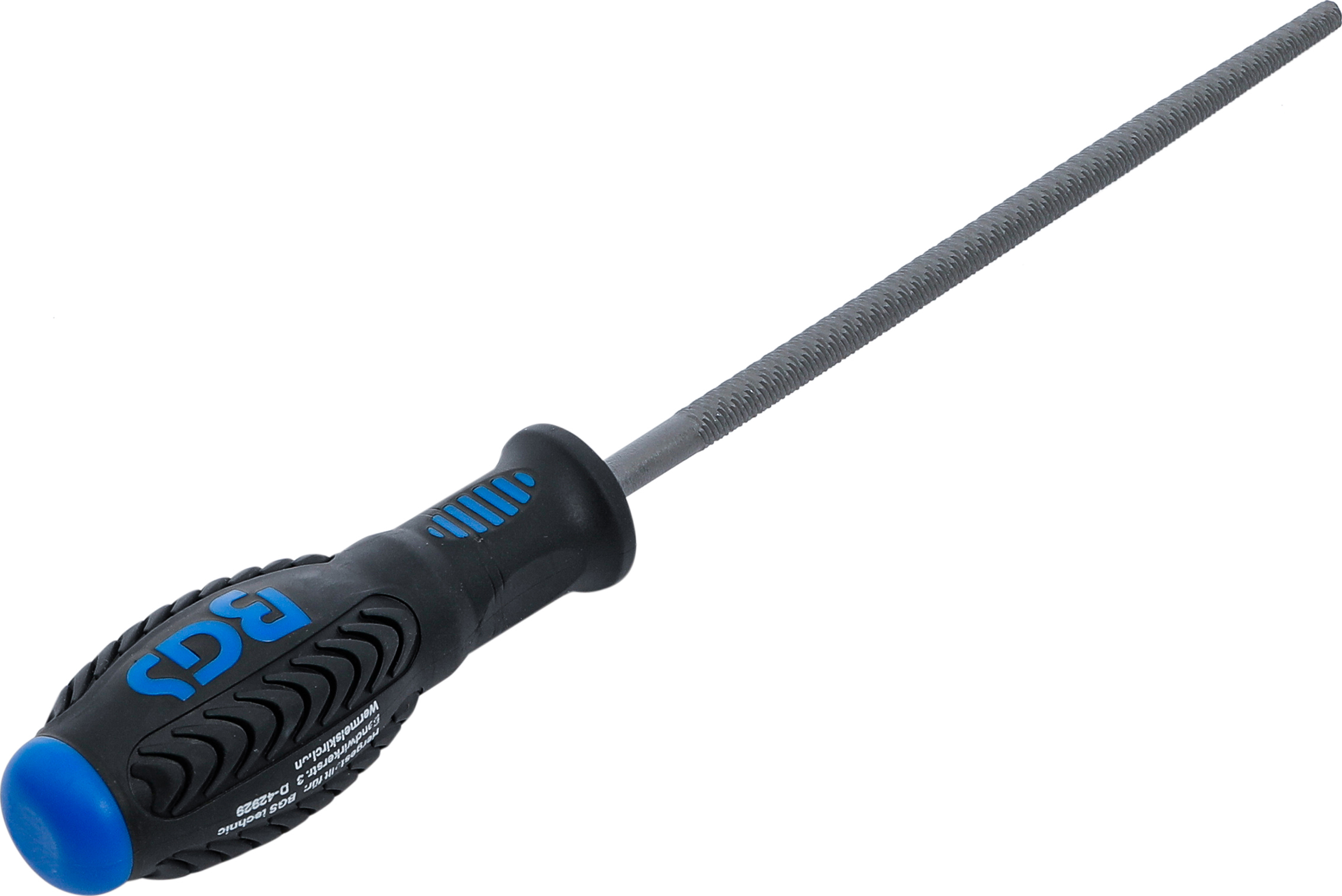 BGS Werkstattfeile | rund | Hieb 1 | 200 mm