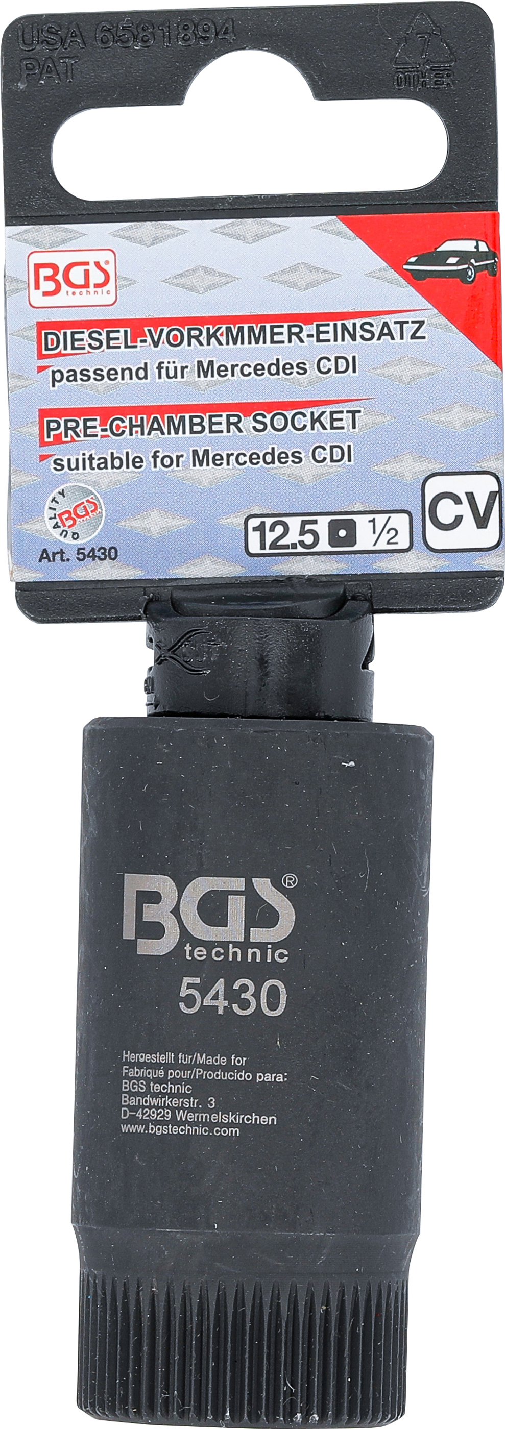 BGS Vorkammer-Einsatz für Mercedes-Benz CDI