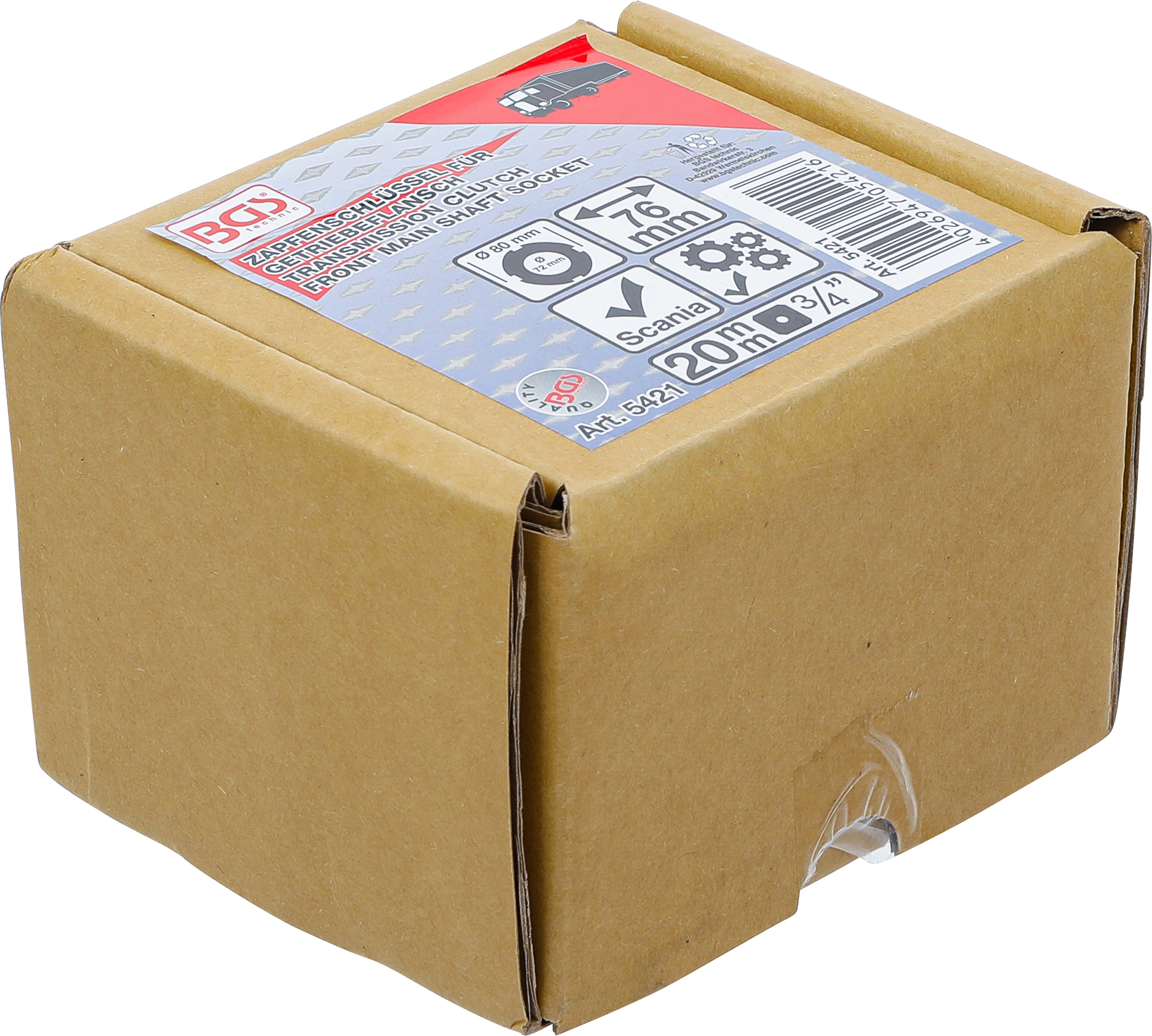 BGS Zapfenschlüssel für Getriebeflansch | für Scania | 72/80 mm