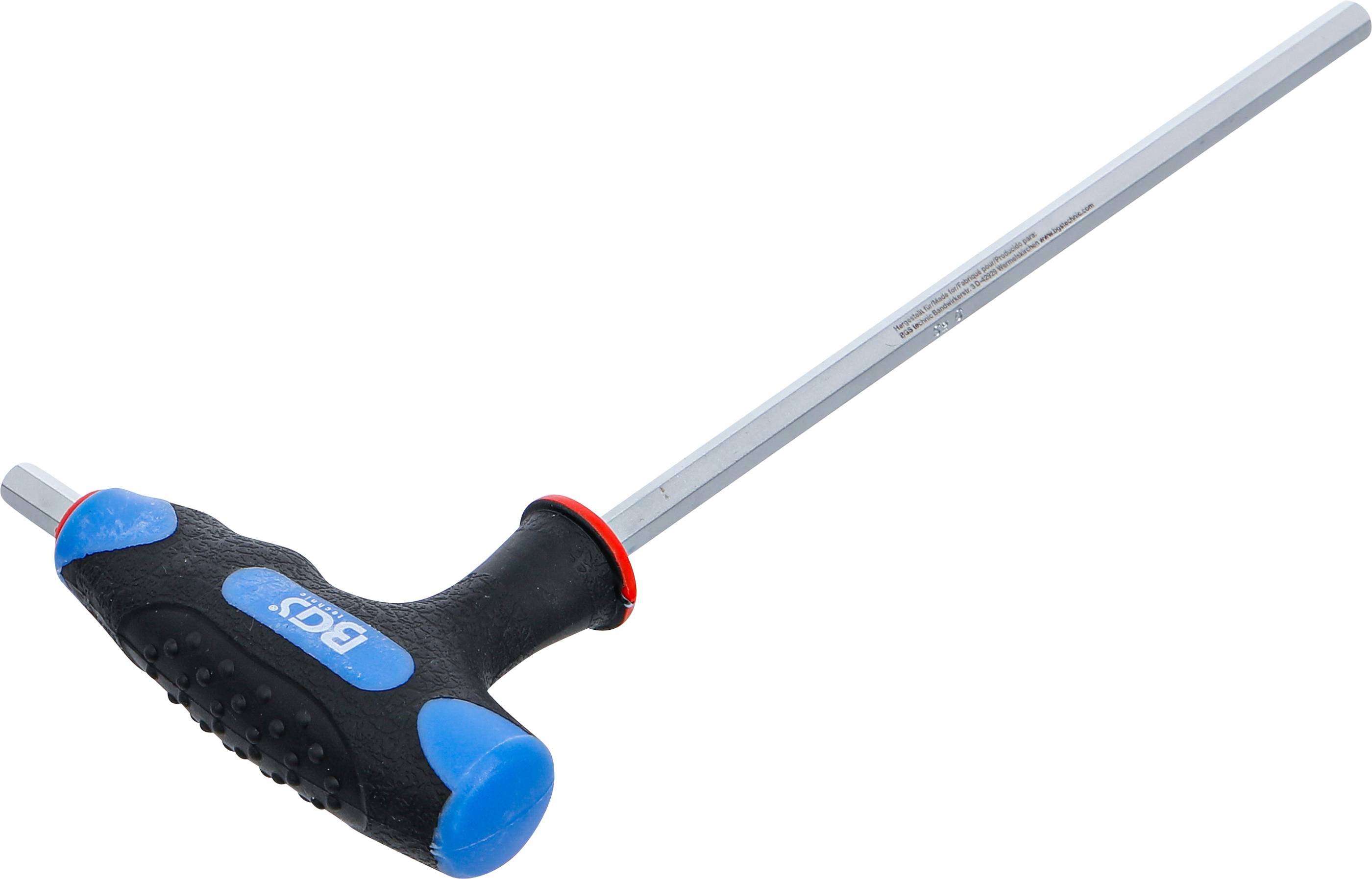 BGS Schraubendreher mit T-Griff und seitlicher Klinge | Innensechskant 6 mm