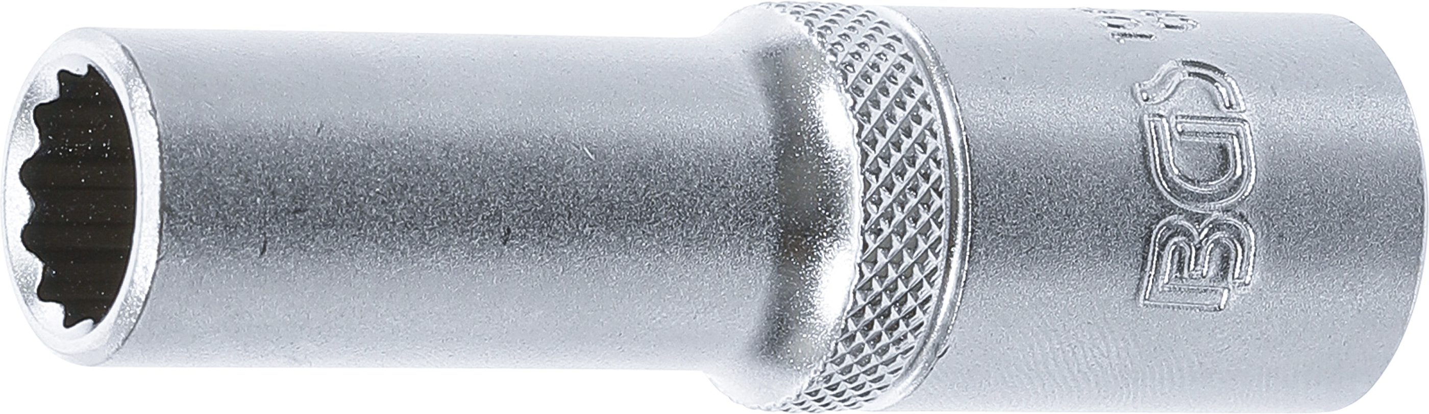BGS Steckschlüssel-Einsatz Zwölfkant, tief | Antrieb Innenvierkant 12,5 mm (1/2") | SW 12 mm