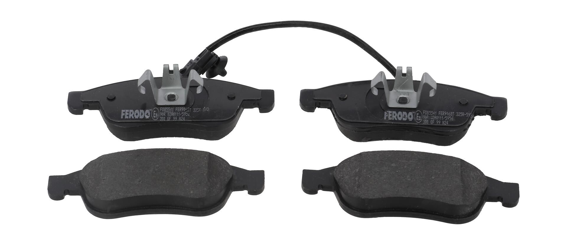 Bremsbelagsatz, Scheibenbremse