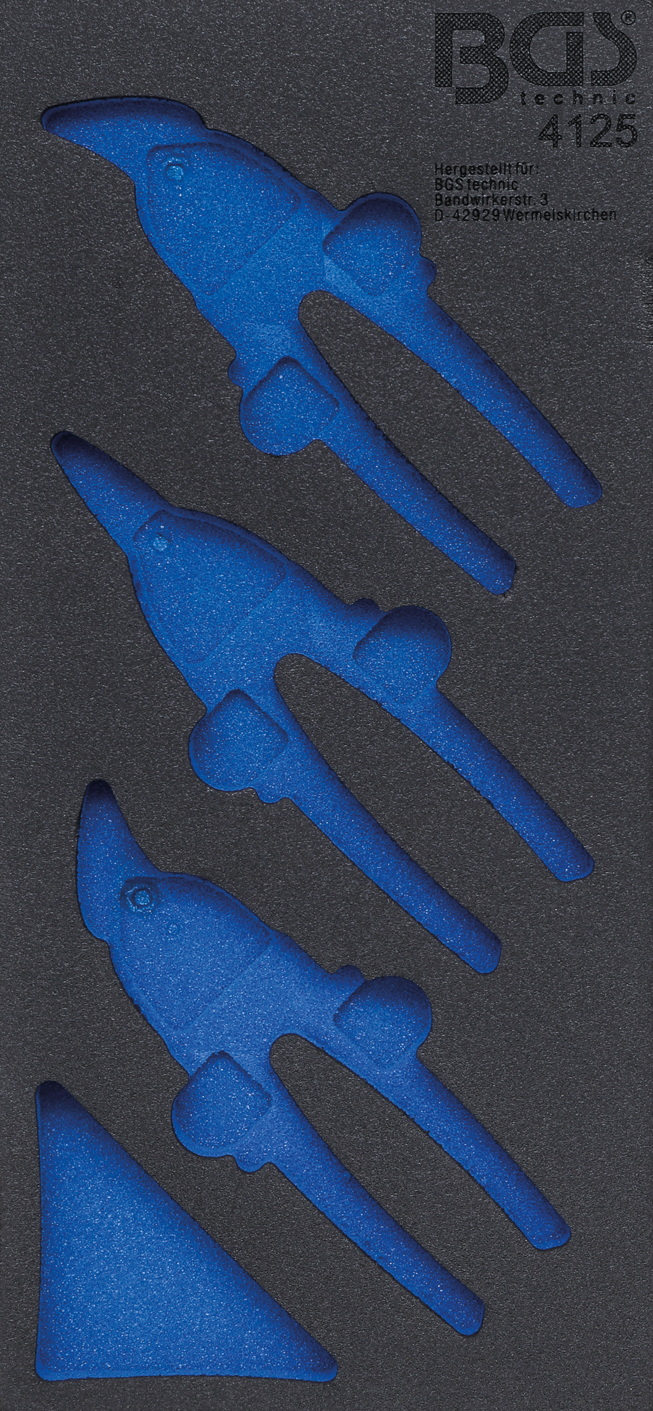 BGS Werkstattwageneinlage 1/3 | leer | für Art. 4125