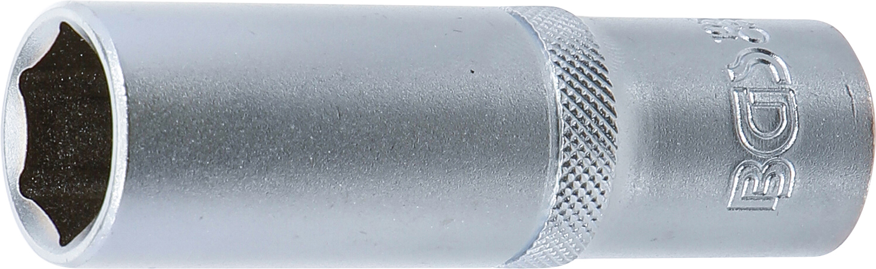 BGS Steckschlüssel-Einsatz Sechskant, tief | Antrieb Innenvierkant 12,5 mm (1/2") | SW 17 mm