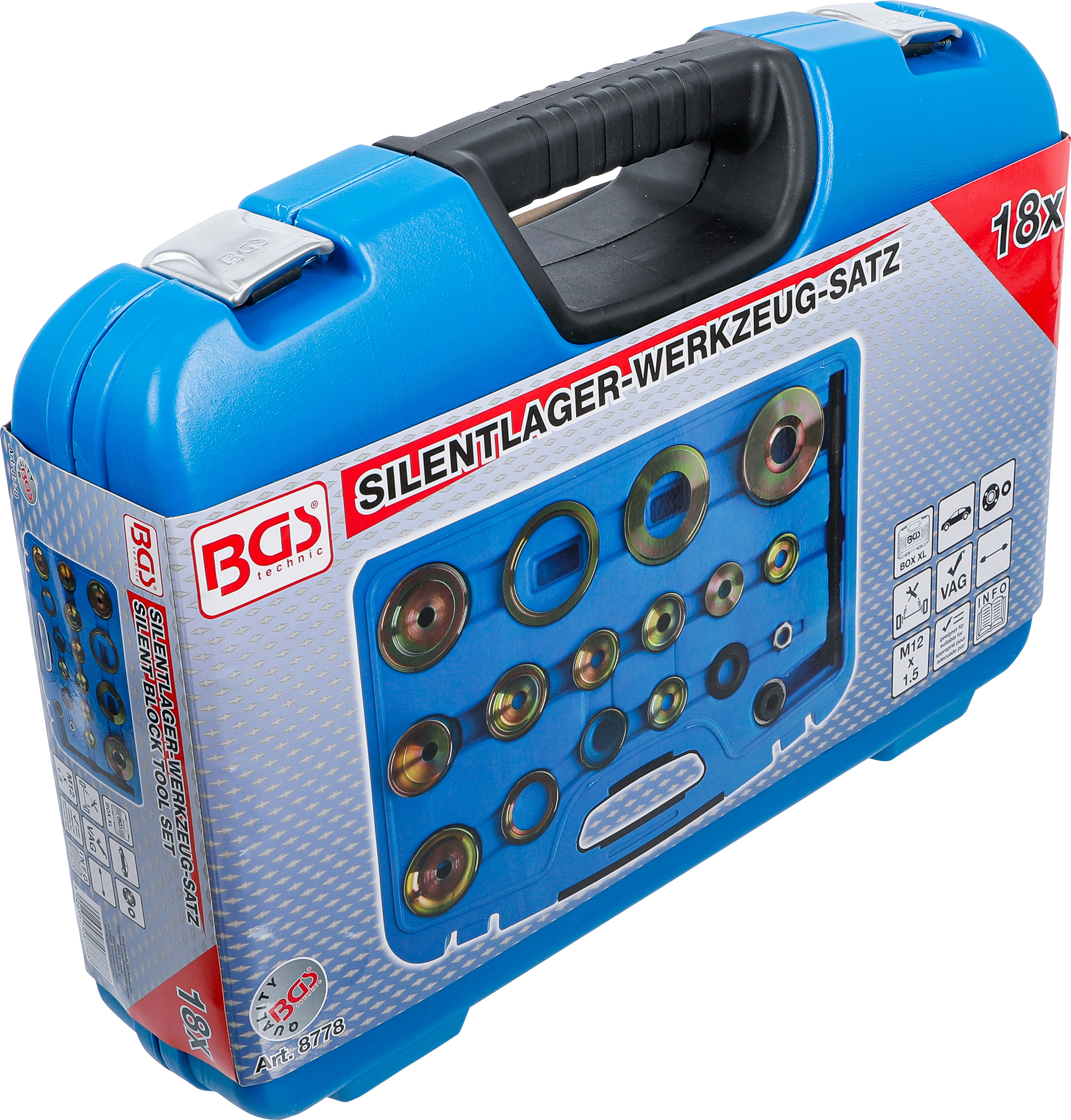 BGS Silentlager-Werkzeug-Satz | für VAG | 18-tlg.