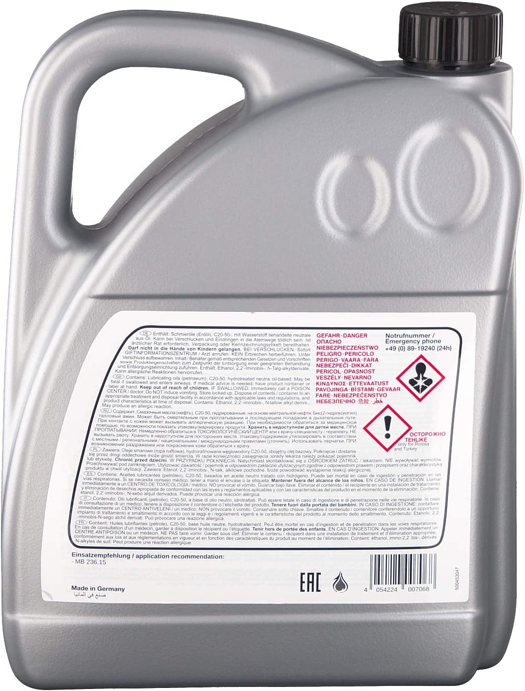 Febi Bilstein 100706 ATF MB 236.15 Getriebeöl 5 Liter