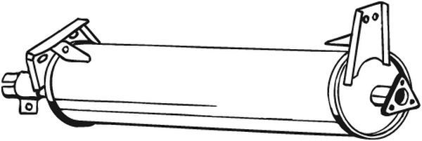 Mittelschalldämpfer