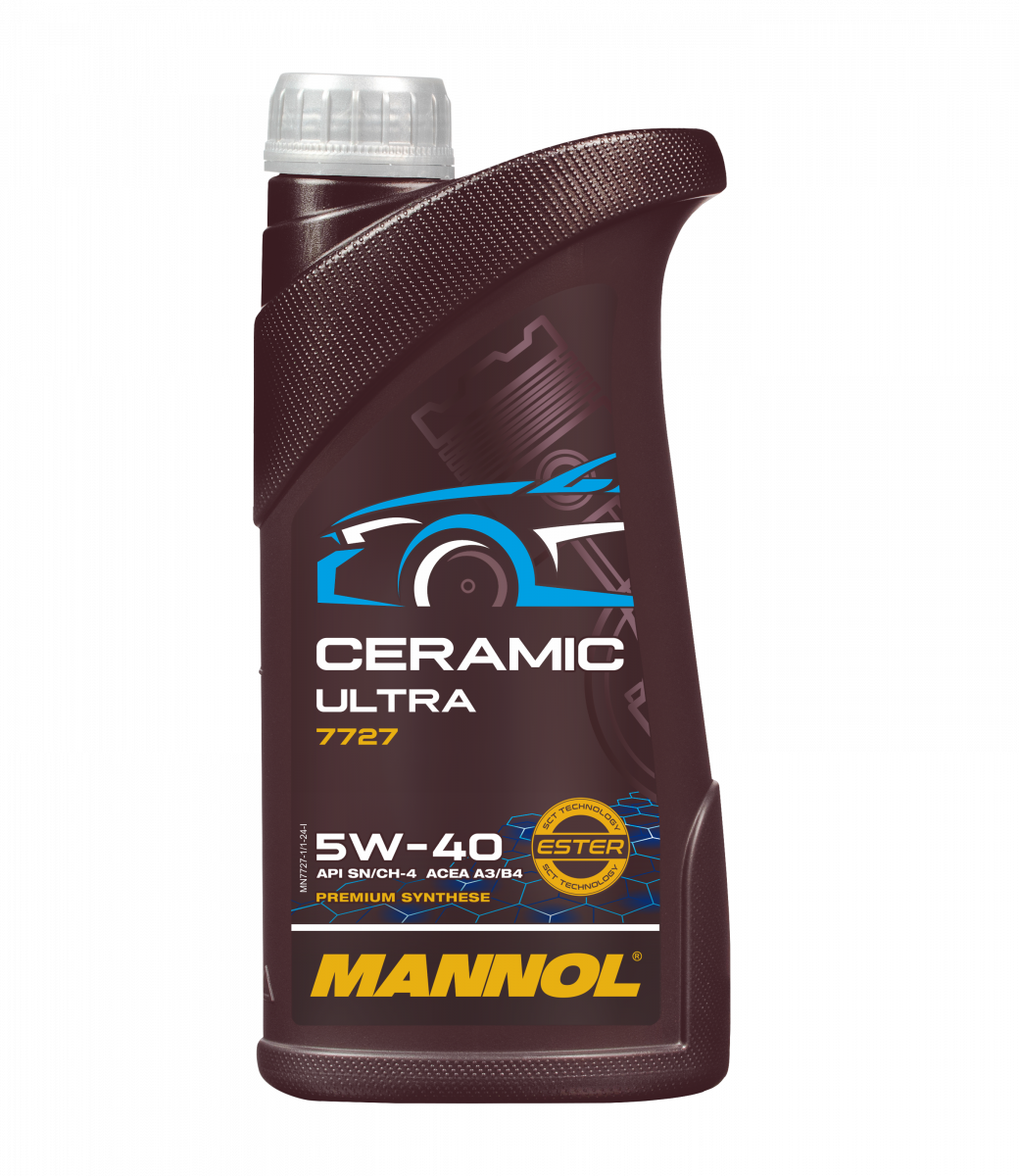 5W-40 Mannol 7727 Ceramic Ultra Motoröl 1 Liter