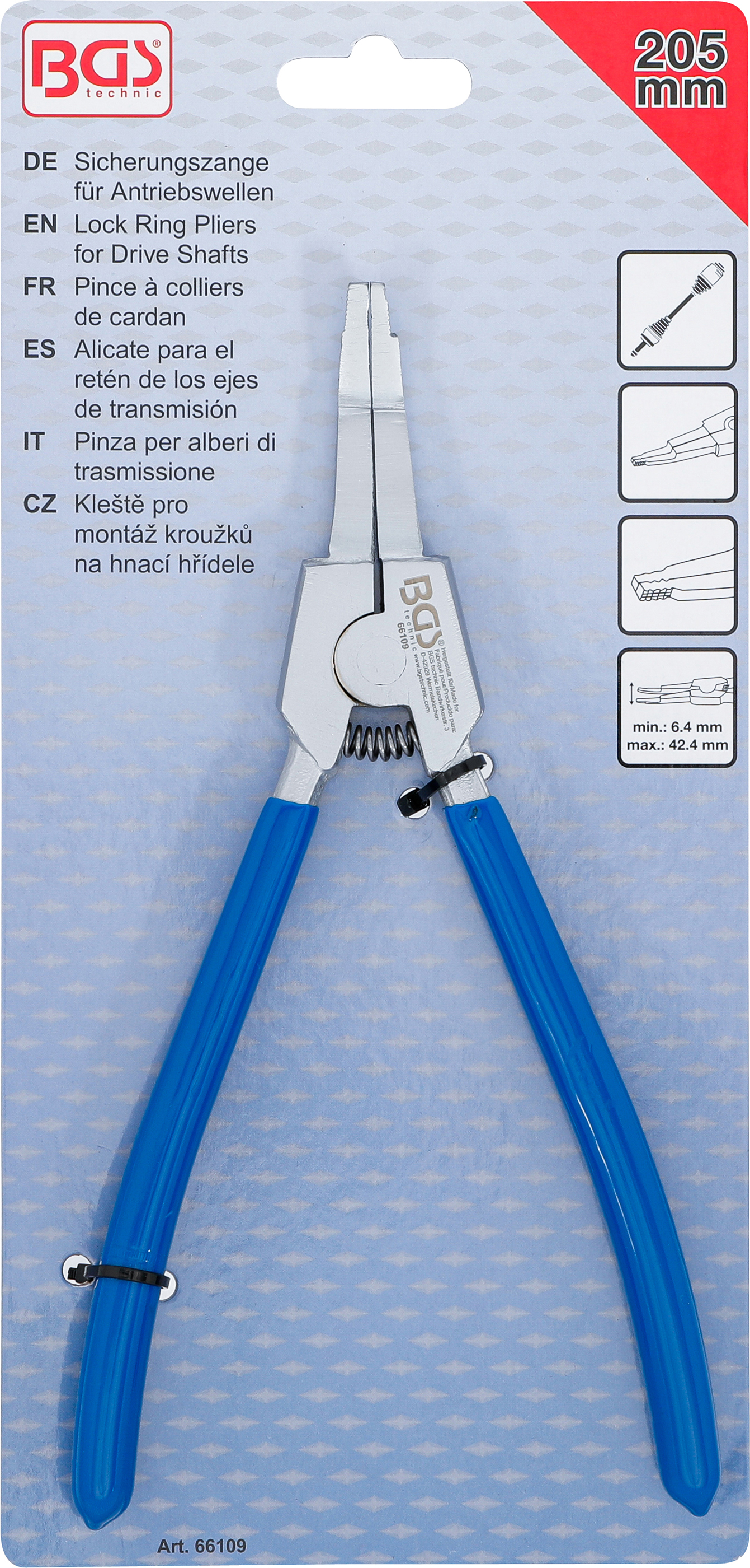 BGS Sicherungszange für Antriebswellen | leicht abgewinkelt