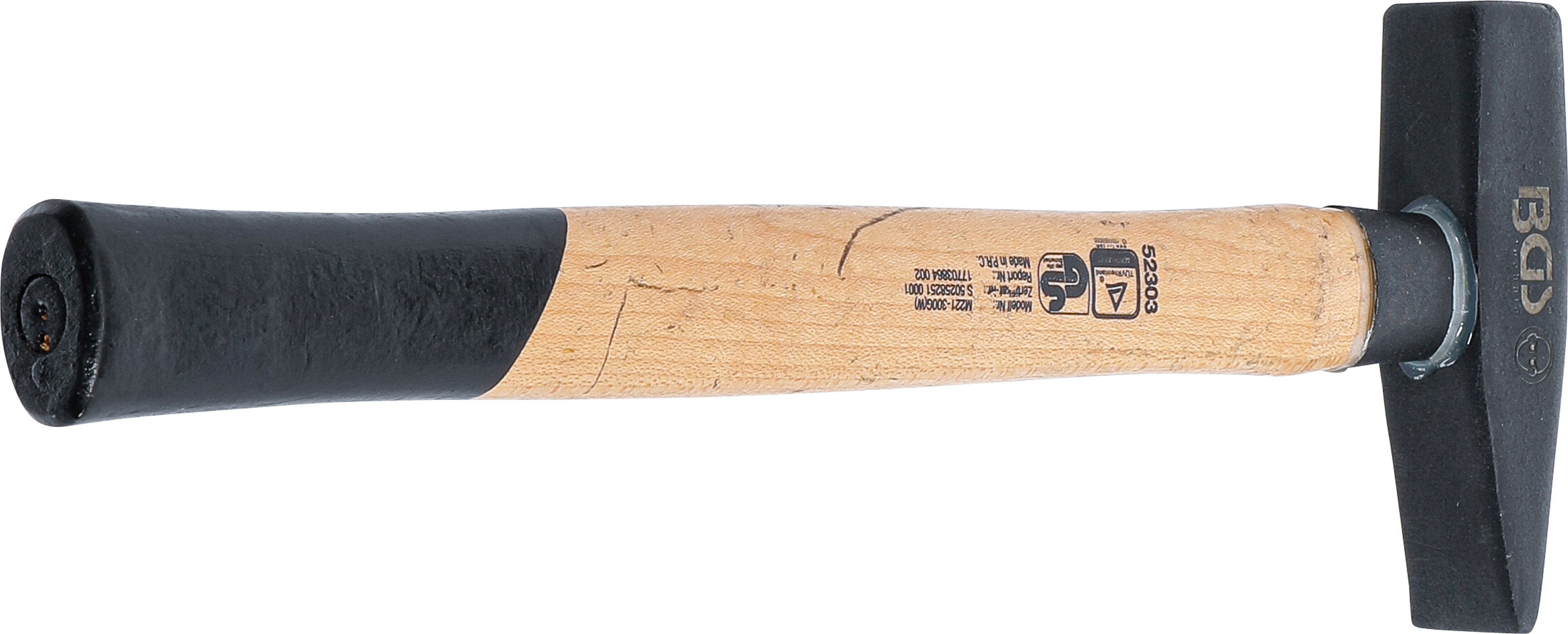 BGS Schlosserhammer | Hickory-Stiel | DIN 1041 | 300 g
