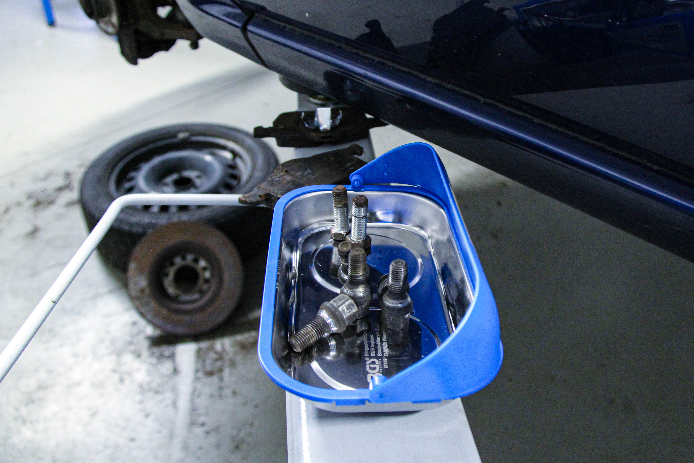 BGS Magnetische Teileschale mit Schirm