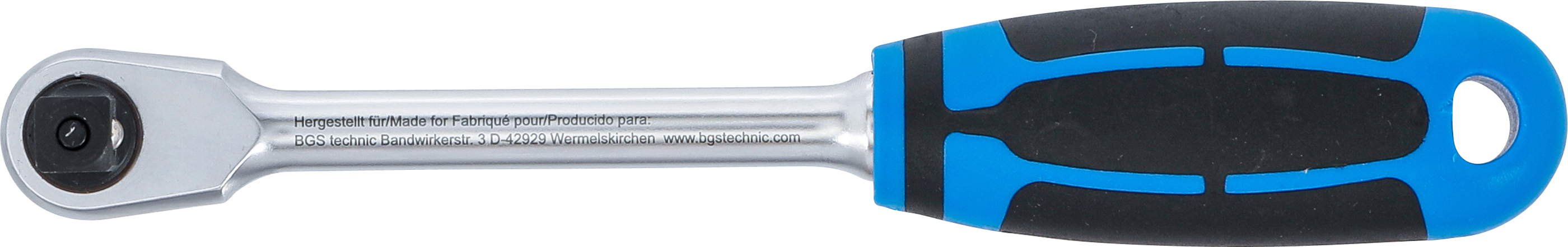 BGS Umschaltknarre | feinverzahnt | Abtrieb Außenvierkant 10 mm (3/8")